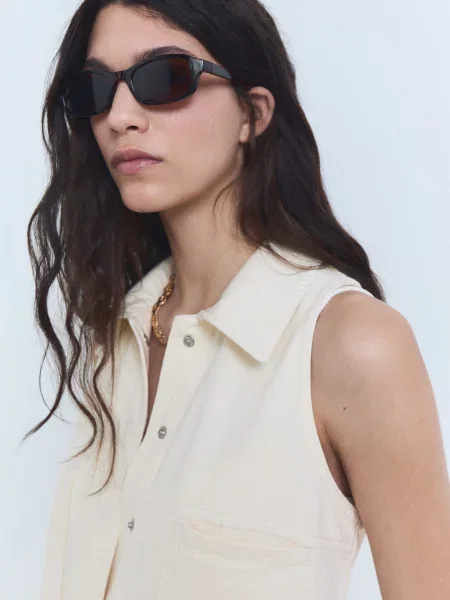 Комбінезон MANGO кремовий