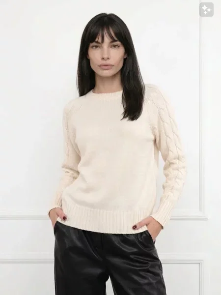 Джемпер YUKI молочний бавовна/поліестер