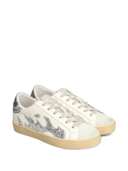 Sneakerși Gamin cu tepi alb