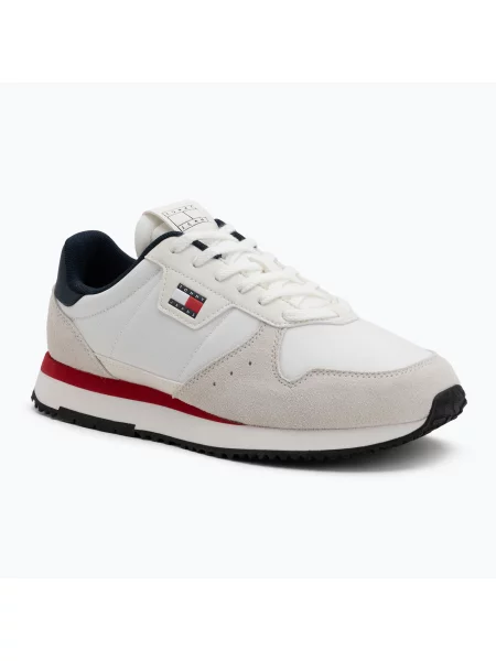 Sneakerși Tommy Jeans din piele