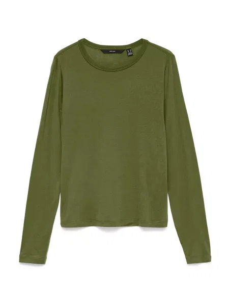 VERO MODA Tričko VMADA olivová