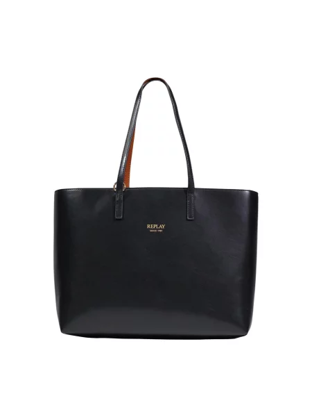 Duża torebka Replay czarna