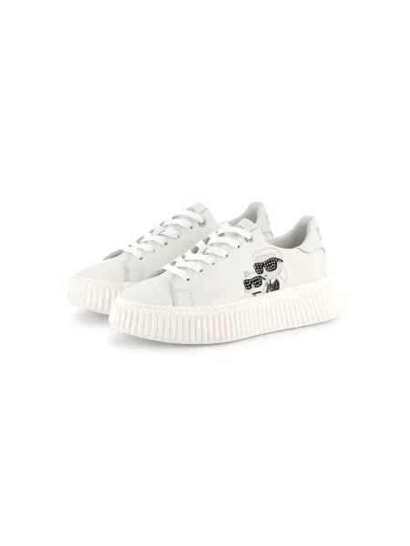 Sneakersy dziecięce Karl Lagerfeld białe