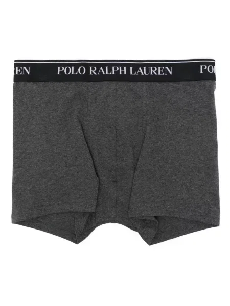 Флийс боксерки Polo Ralph Lauren с принт на райета зелено