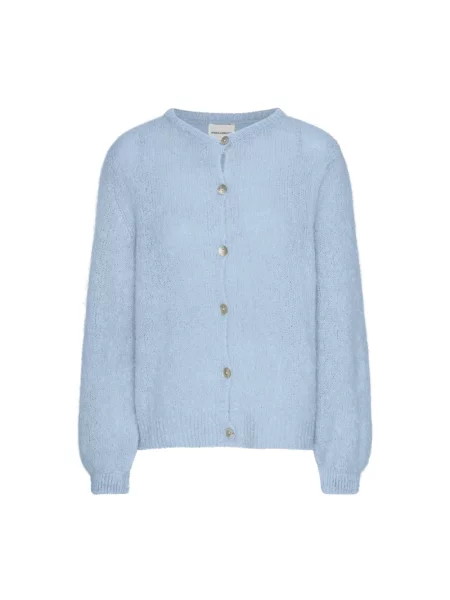 Kardigan American Dreams wełniany niebieski