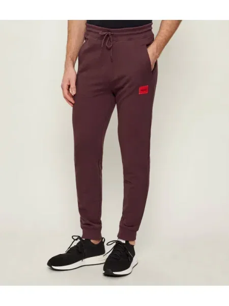 HUGO Pantaloni de trening bordo