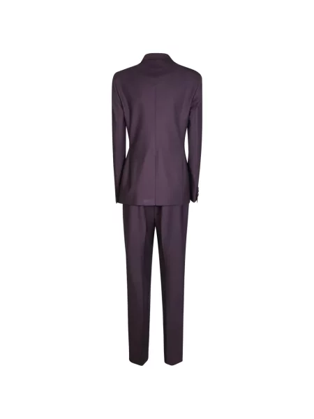 Geacă Tagliatore cu două rânduri de nasturi violet