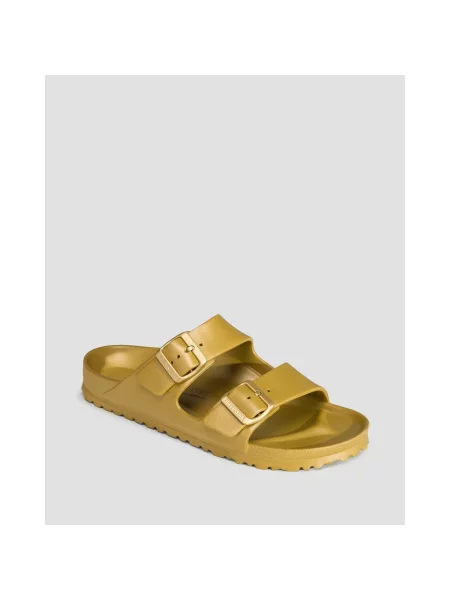 Șlapi Pentru Femei De Aurie Birkenstock Arizona Eva Narrow