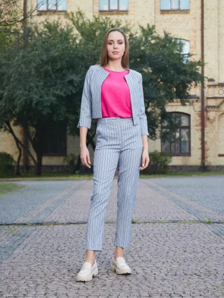 Повседневные брюки Ladylike голубые