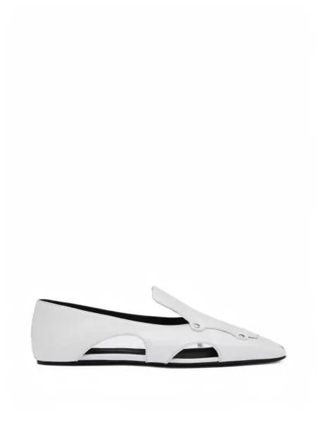 Pantofi loafer Christopher Esber din piele alb
