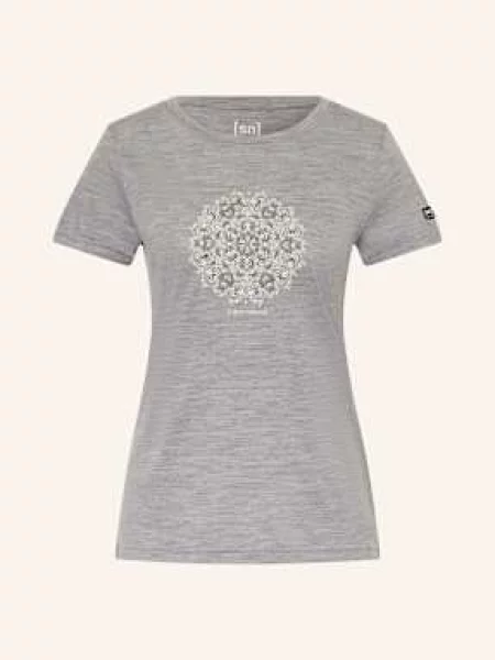 Super.Natural T-Shirt Ornament grau szara
