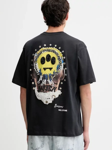 Футболка Barrow з принтом чорний