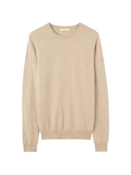 GOBI Cashmere Pulover Women's Essential Cashmere Crewneck Sweater șampanie