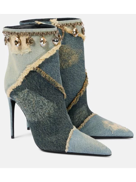 Cizme scurte Dolce&gabbana albastru