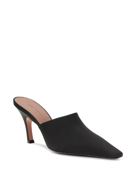 Papuci tip mules Amina Muaddi negru