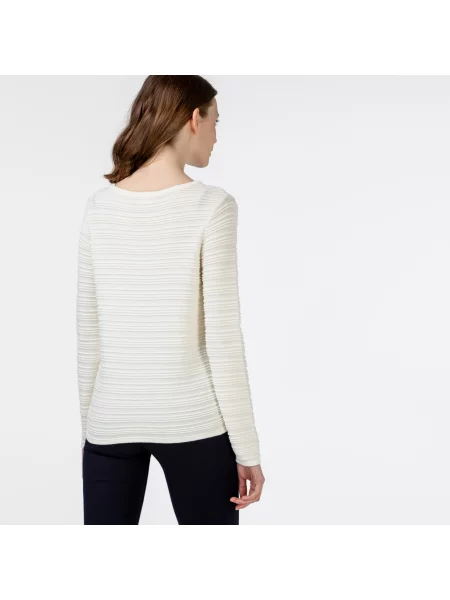 Lacoste Sweter biały