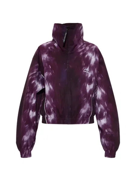 Gulerat geacă Balenciaga cu legături violet