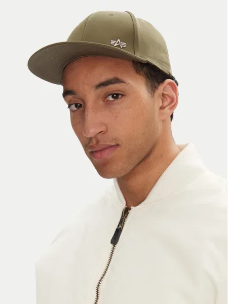 Кепка Alpha Industries зеленая
