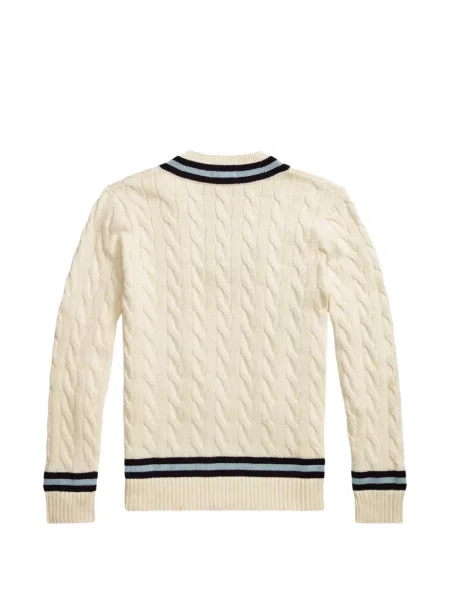 Cu centură curea Polo Ralph Lauren tricotate cu dungi albastru