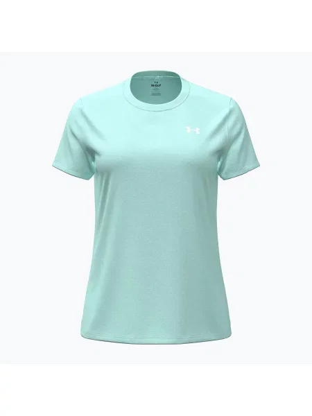 Tricou de antrenament pentru femei Under Armour Tech SSC Solid refresh mint/white alb