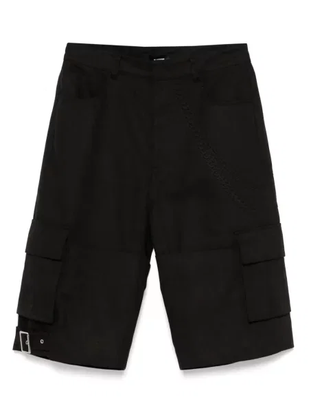Pantaloni scurți cargo We11done negru