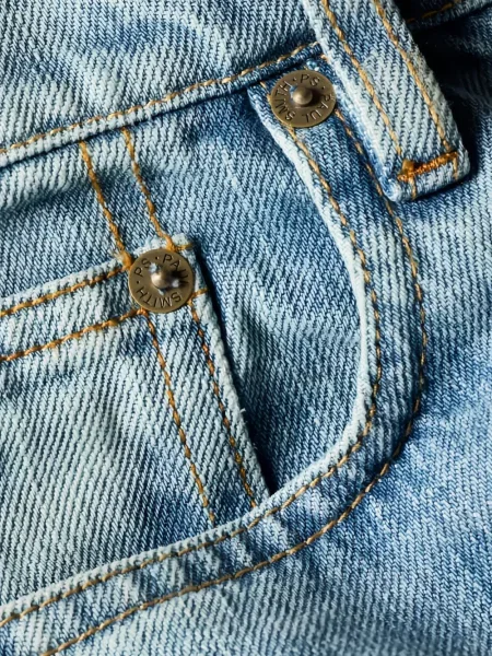Jeansy straight leg Ps Paul Smith niebieskie