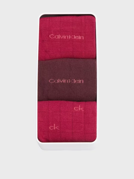 Шкарпетки Calvin Klein бордові