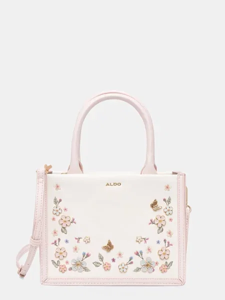 Aldo torebka z imitacji skóry CASSIEA beżowa