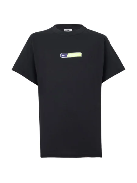 Nike Sportswear Tricou verde deschis / albastru violet / negru alb