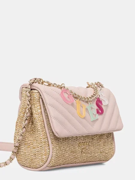 Guess crossbody torbica otroška roza