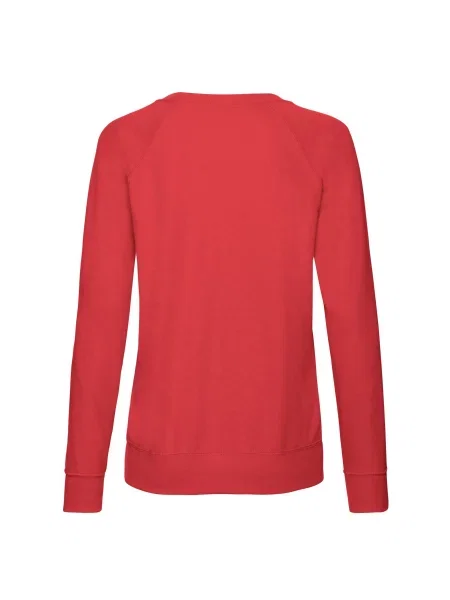 Lekki Sweter Raglanowy Dla Kobiet czerwony