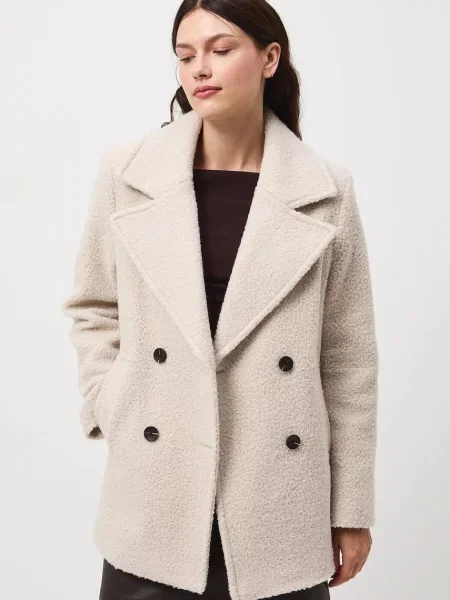 Medicine krótki trencz przejściowa beżowy