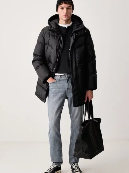 Tricou cu mânecă lungă Rag & Bone negru