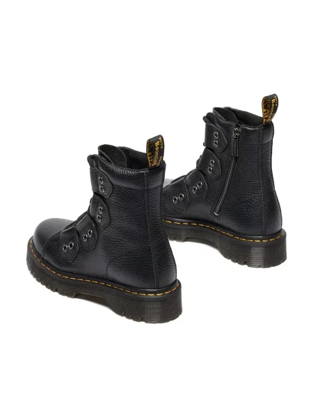 Dr. Martens bocanci de piele LTT cu platformă negru