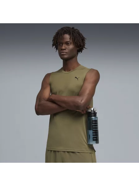 PUMA treningowa koszulka bez rękawów PWRTRAIN Odzież S zielony