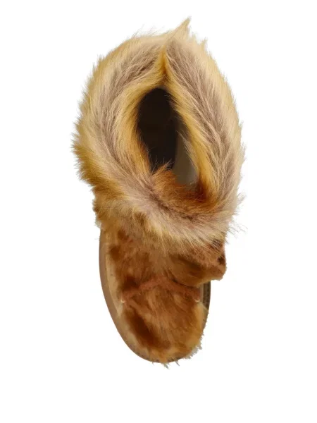 Sneakerși Fendi din piele maro