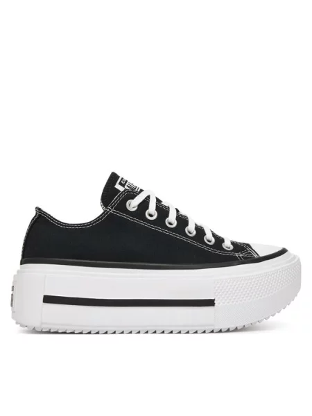 Obuća Converse CHUCK TAYLOR ALL STAR LIFT DOUBLE STACK OX crna