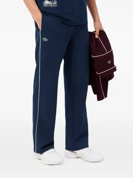 Pantaloni Lacoste alergare albastru