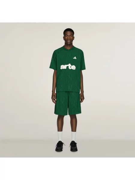 Fotbalové šortky adidas x arte antwerp stechnickou krajkou bílé