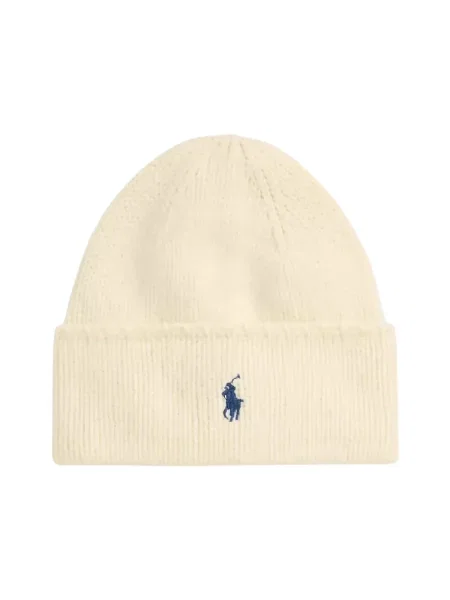 Polo Ralph Lauren czapka wełniana biała
