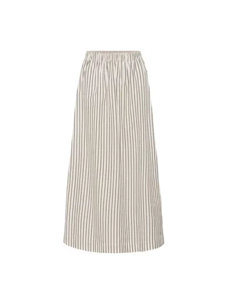 Maksi spódnica maxi Soaked In Luxury w paski biała