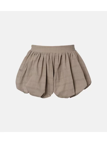Pantaloni scurți The Frankie Shop de lână bej