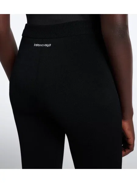 Decupat leggings Balenciaga negru