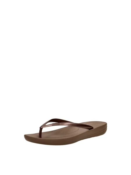 Klapki Fitflop brązowe