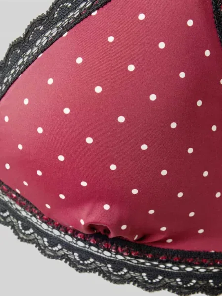 Biustonosz z obszyciem koronką model UNIQUE Triangle' Hugo