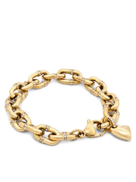 GUESS Narukvica GOLDEN LOVE zlatna