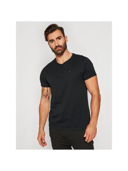 Tommy Jeans T-shirt Slim Fit crna