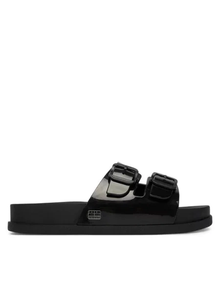 Tommy Jeans Klapki Tjw Comfort Jelly Slides czarny