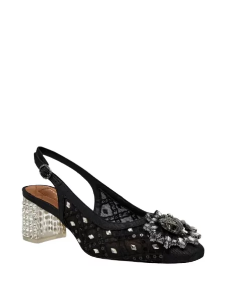 Pantofi cu toc Kurt Geiger London cu buline negru