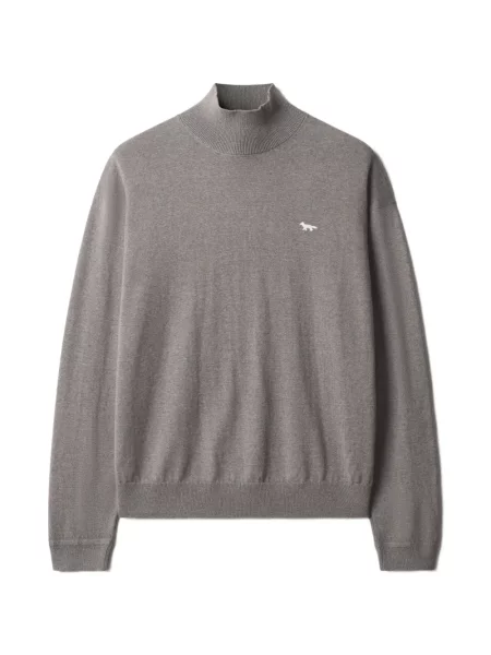 Pulover Maison Kitsune gri